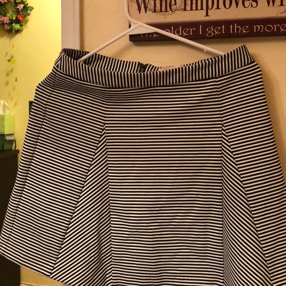 Black and white skirt